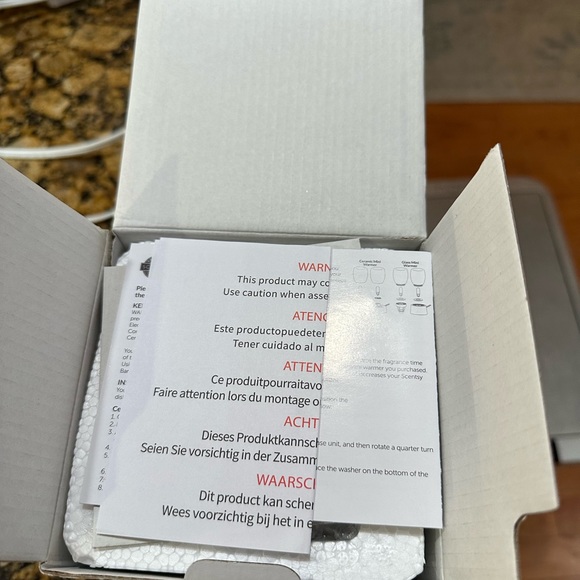 Scentsy mini warmer glitter magenta - Picture 5 of 5